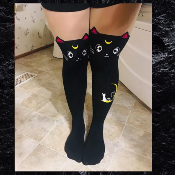 2 Pairs of Cute Sexy Cat Stockings Pantyhose - Picture 5 of 8